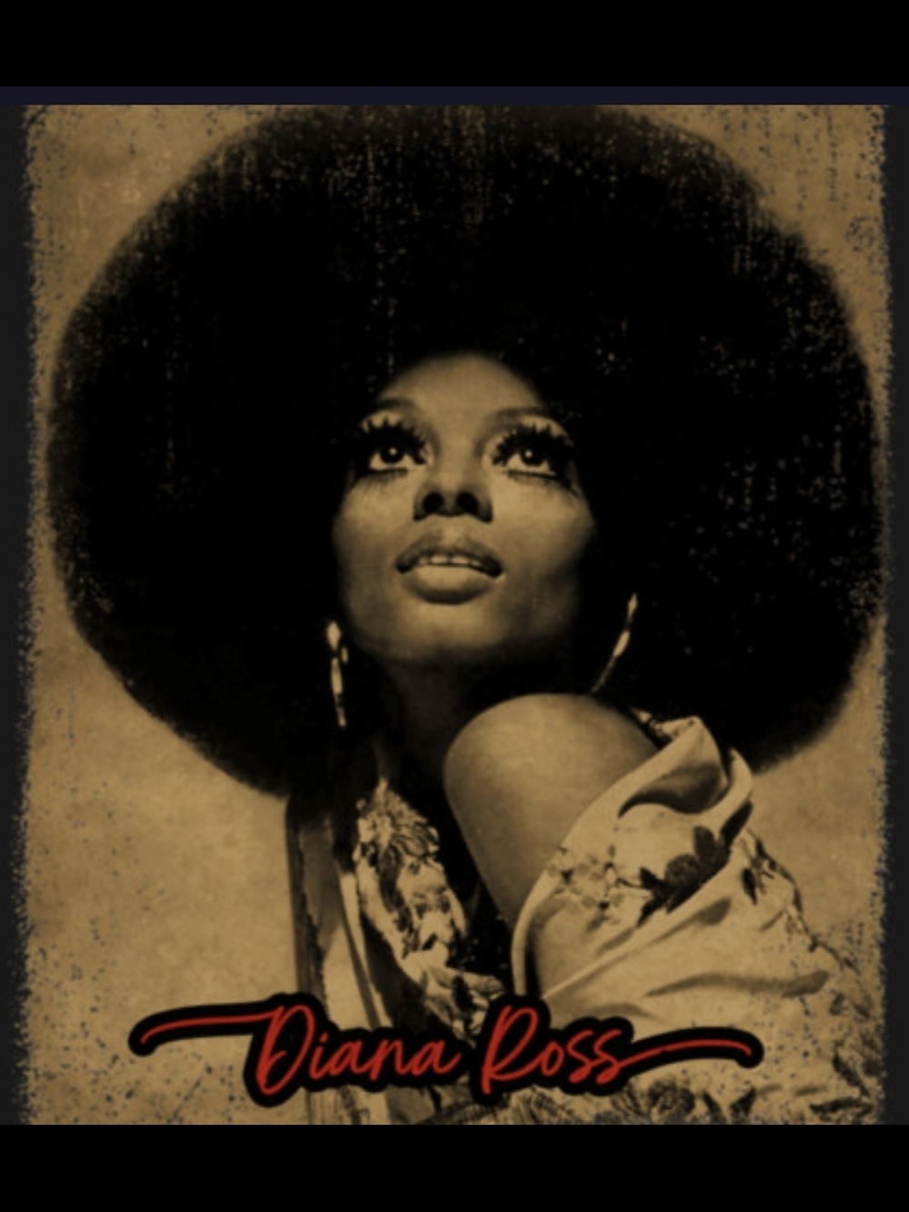 80s Classic Legendary Diana Ross Tee NWT